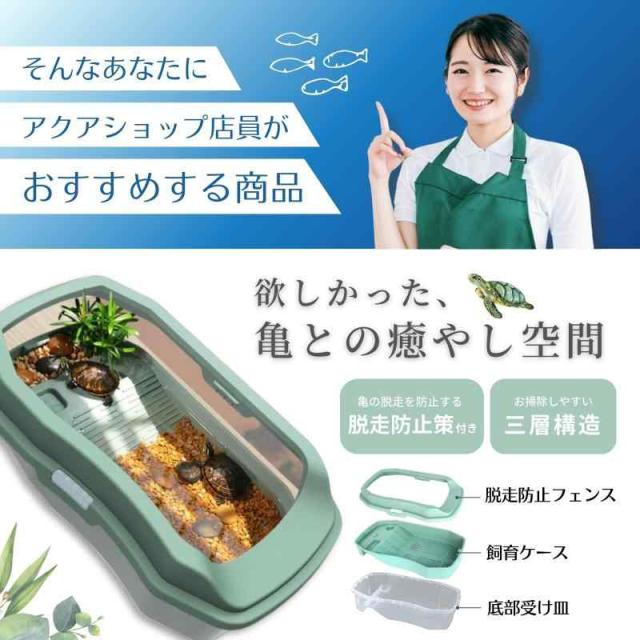 温室・飼育ケース guukawa 亀飼育用水槽 カメ用水槽 大型カメ飼育ケース 亀水槽 大きい