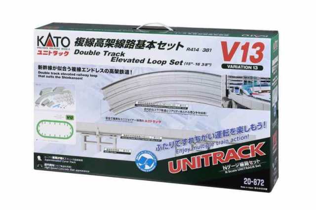 KATO Nゲージ V13 複線高架線路基本セット (R414/381) 20-872 鉄道模型 レールセットの通販はau PAY マーケット -  EMASHOP | au PAY マーケット－通販サイト