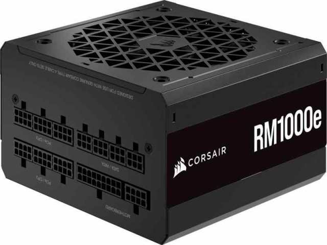 CORSAIR RM1000e 2023モデル PC電源ユニット 1000W PCIE 5.0 対応 80PLUS Gold認証 ATX 3.0 認証済 フルモジュラー 12VHPWR ケーブル付属