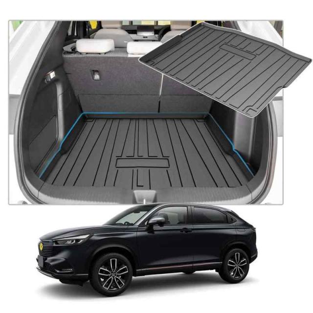 CDEFG新型 スズキ JB64Wジムニー JB74Wジムニー 2018 2019 専用設計 ラゲッジマット 内装パーツ フロアマット 自動車尾箱 トランクマット 3D 立体 TPO材質 SUZUKI 右ハンドル用 (新型ホンダ・ヴェゼル2代目 RV3の通販は