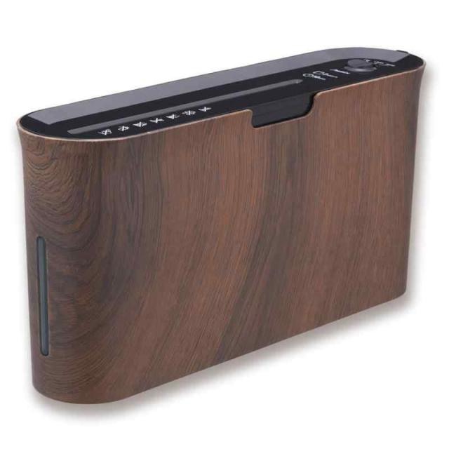 アスカ シュレッダー クロスカット B06WD 木目 連続10分 最大3枚 コンパクト 卓上 A4