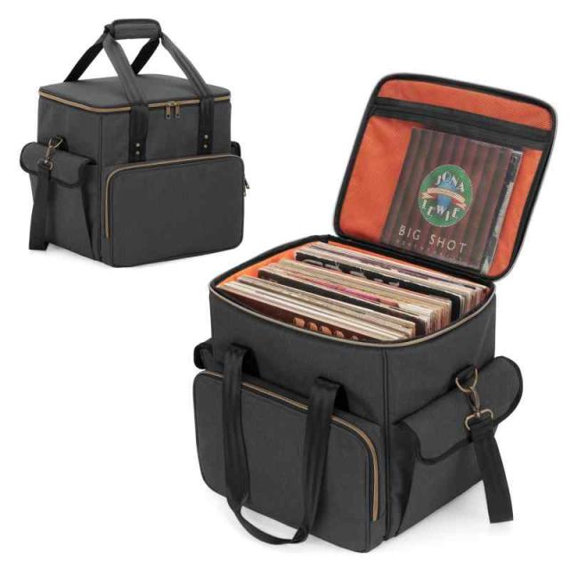 Trunab レコードケース lp用 レコード 収納 最大60枚 レコード 仕切り板付き 持ち運びの通販は 5,753円