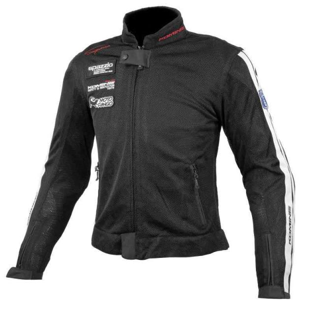 KOMINE バイク用 ライディングメッシュジャケットレジェンド -014 608 春夏向け メッシュ素材 CE規格 プロテクター 07-014 メンズ Black Mの通販は