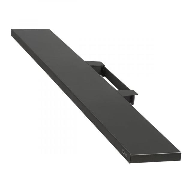 EQUALS イコールズ WALL ウォール 壁寄せテレビスタンドV4・PRO対応 サウンドバー棚板 (LLサイズ(幅130cm), サテンブラック)