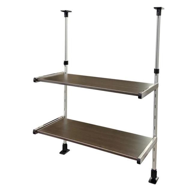 田窪工業所 つっぱりラック モクメタル つっぱり棚 2段 幅55cm ブラウン MTP2-55 7,041円