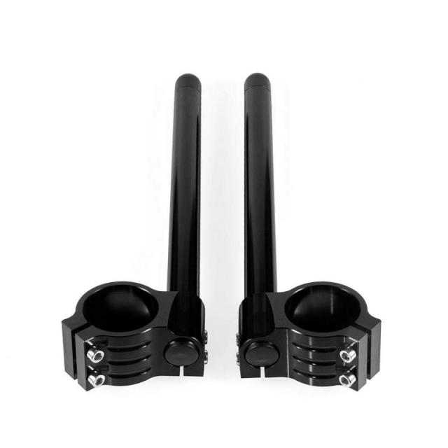 MOTO4U オートバイ通用47 mmアルミニウムセパレートハンドルクリップオンフォークハンドルバー KAWASAKI R3 2015-2018用 (ブラック)の通販は 5,988円