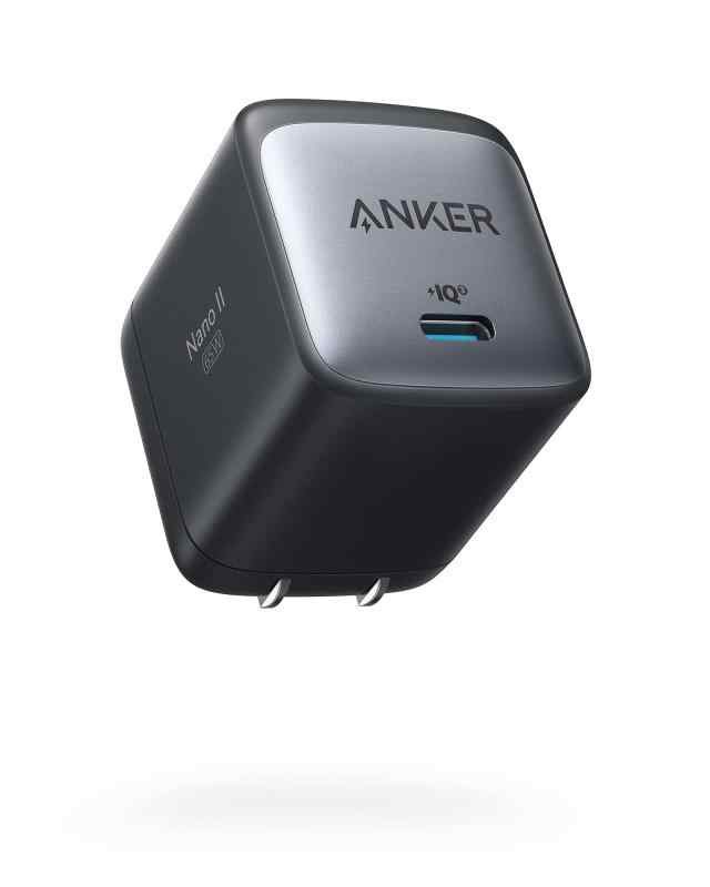 Anker Nano II 65W USB PD充電器 USB-C/独自技術Anker GaN II採用/PD対応/PSE技術基準適合/折りたたみ式プラグ/MacBook, Windows PC, iPad, iPhone, Galaxy, Androidの通販は