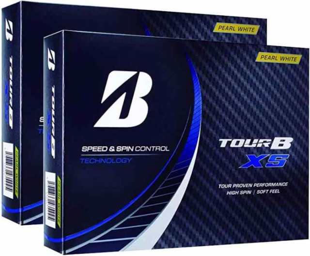 ２ダース BRIDGESTONE(ブリヂストン)ゴルフボール TOUR ツアー B XS 2022年モデル 12球入 (XS_パールホワイト_２ダース)の通販は