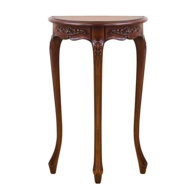 クロシオ コンソールテーブル ブラウン 約幅43.3×奥行20.5×高さ70cm アンティーク調 092359の通販は 10,446円