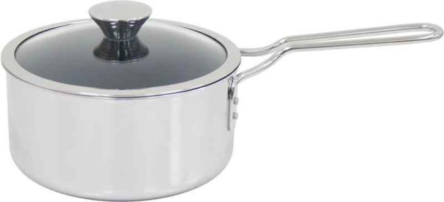 ウルシヤマ金属工業 鍋 IH対応 ステンレス製 日本製 IH-デュオ (2.3 L, 直径 16 cm)の通販は 5,219円