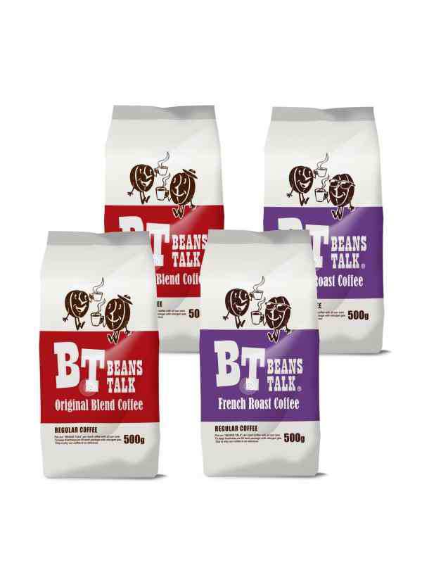 ビーンズトーク コーヒー豆 ブレンド2種アソート 2kg (オリジナル+フレンチ(豆)) 500g × 4 深煎り と 飲みやすい2種セット アラビカ 100% アイスコーヒーの通販は