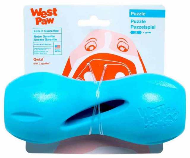 West Paw ゾゴフレックス クイズル (L, ブルー)の通販は