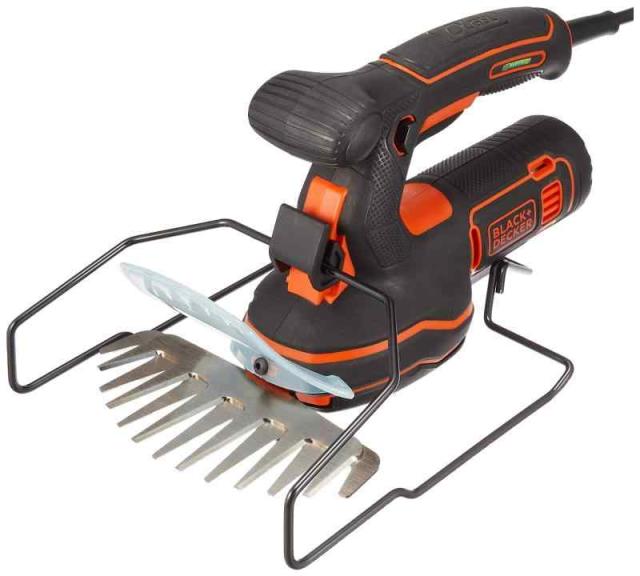 ブラックアンドデッカー(BLACK+DECKER) 2in1 ヘッジトリマー 芝生バリカン ガーデン 農業 園芸用機器 コード式 園芸 ガーデニング ツール 100V GSH1000の通販は
