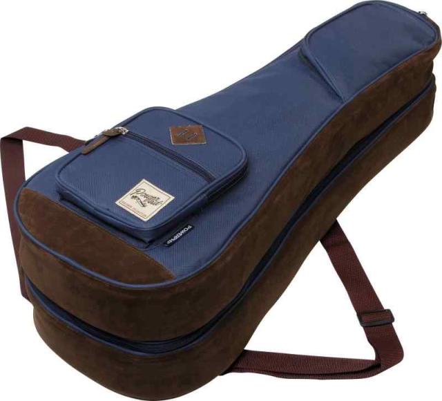 Ibanez アイバニーズ テナーサイズまで対応可 2本収納ウクレレ用ケース 保護クッション装備 両肩掛けストラップ IUBT2542-NB ネイビーブルーの通販は 8,157円