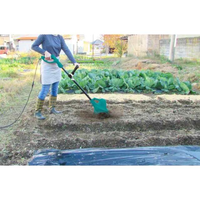 パオック(PAOCK) 家庭用電動耕うん機 耕楽くん 300W 小型 軽量 手軽に作業