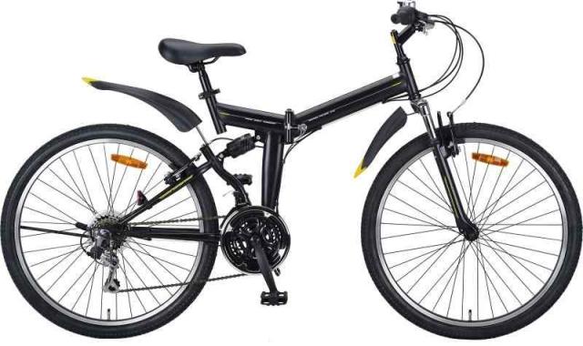 キャプテンスタッグ ファルシオンFDB2618 マットブラック マウンテンバイク [ SHIMANO18段変速 前後サスペンション ]の通販は