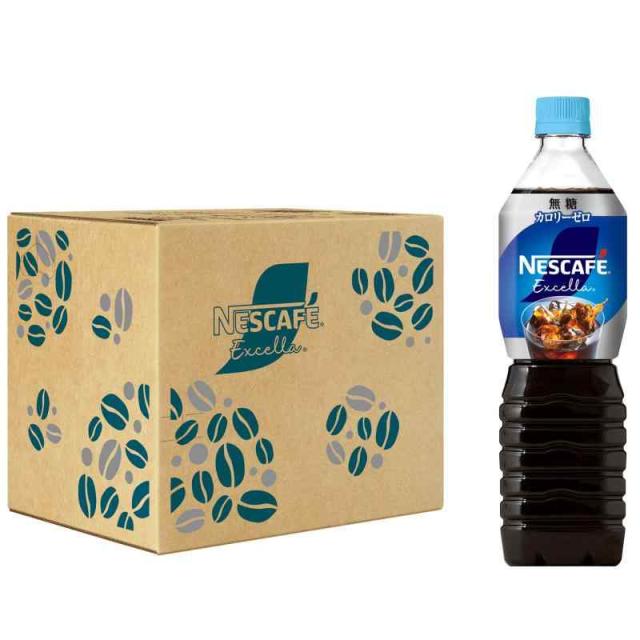 ネスカフェ ボトルコーヒー エクセラ 無糖 900ml ×12本,アイス コーヒー,ペットボトル
