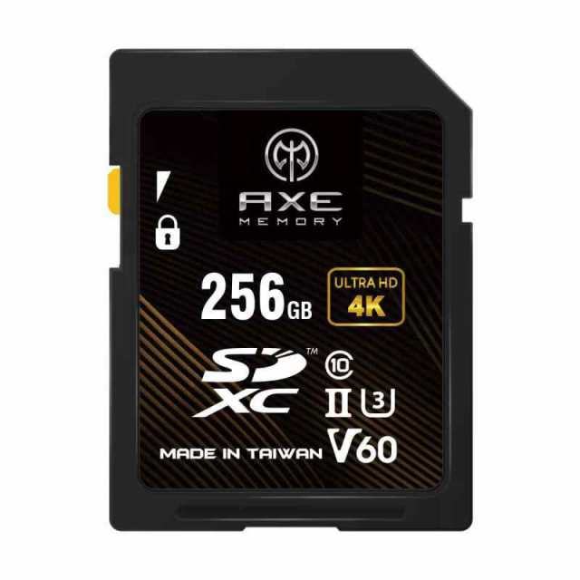 AXE SDカード 64GB 128GB 256GB 512GB 1TB V30 UHS-I V60 UHS-II U3 A1 A2 C10 Class10 4K UHD動画対応 microSDXC/SD【アクスメモリ 】 (