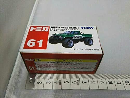 トミカ No.61 ミニカー ハイラックス ビッグフット 赤箱 ロゴ青