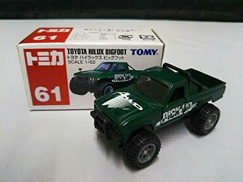 トミカ No.61 ミニカー ハイラックス ビッグフット 赤箱 ロゴ青
