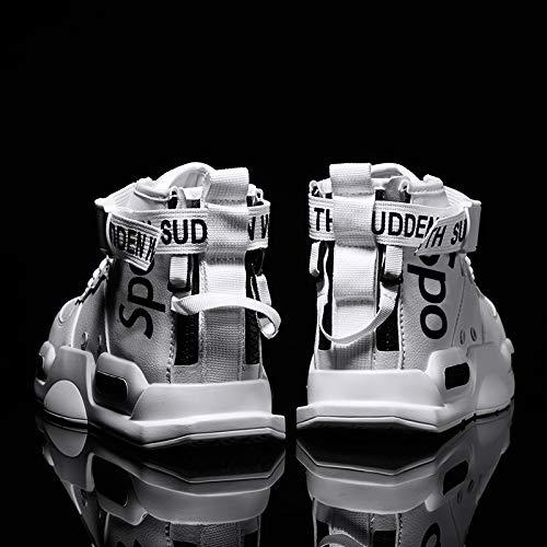 Ahico メンズハイトップスポーツシューズ ハイカットスケートボードシューズ | [Ahico] スニーカー メンズ ハイカットスニーカー 厚底