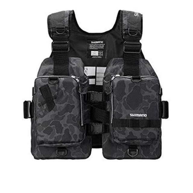 【中古】SHIMANO フィッシングベスト ／ゲームベストライト/VFー068T 中古】SHIMANO フィッシングベスト ／ゲームベストライト/VFー068T
