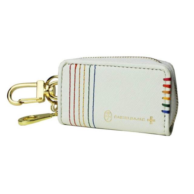 [カステルバジャック] スマートキーケース 27609 (**, ホワイト)