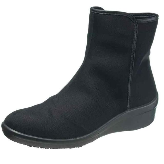 [アサヒ トップドライ] レディース 防水性 透湿性 ゴアテックス TDY3929レインシューズ (22.0 cm 3E, ブラック)