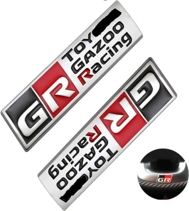 TOYOTA/トヨタ純正【GR/ガズーレーシング】バックドアエンブレム【ノア／ZRR80W】【GRスポーツ用】H29.09~ TOYOTA⁄トヨタ純正GR⁄ガズーレーシングバックドアエンブレム