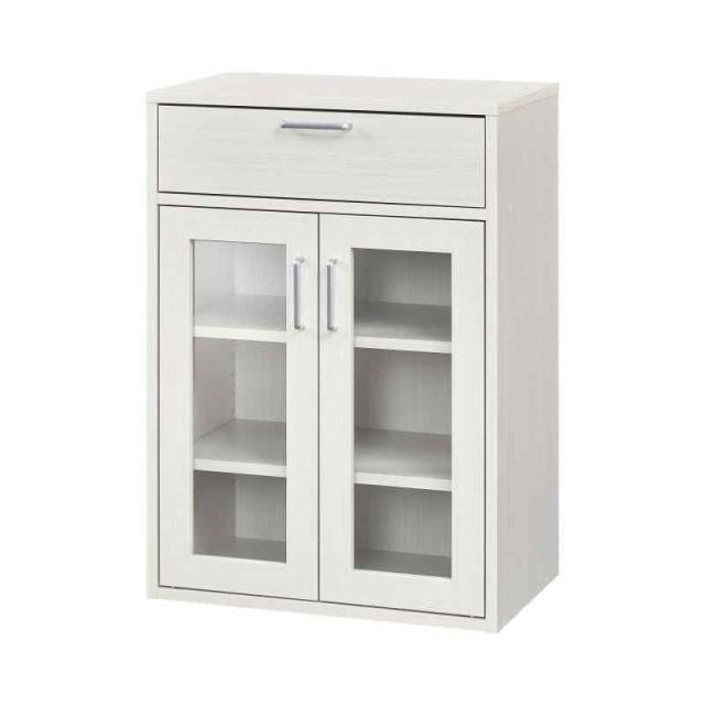 白井産業(Shirai) 収納棚 ラック ストッカー 5段の扉付き収納 同