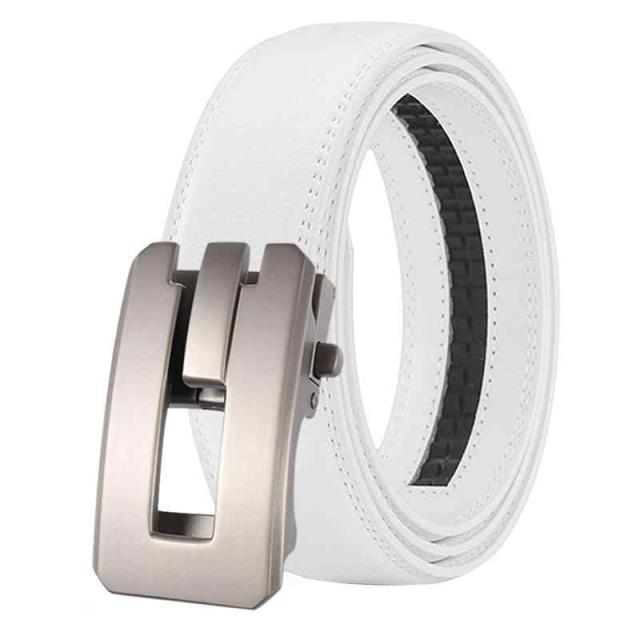 JunLTX] ベルト メンズ オートロック式 穴無し 通勤 紳士 ビジネス