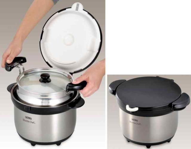 サーモス 真空保温調理器 シャトルシェフ 3.0L KBG-3000 (クリア