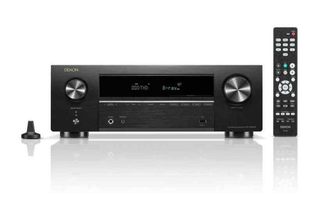 デノン Denon AVR-X580BT 5.2ch AVサラウンドレシーバー 8K Ultra HD、HDR10+、 eARC対応/ブラック AVR-X580BTKの通販は