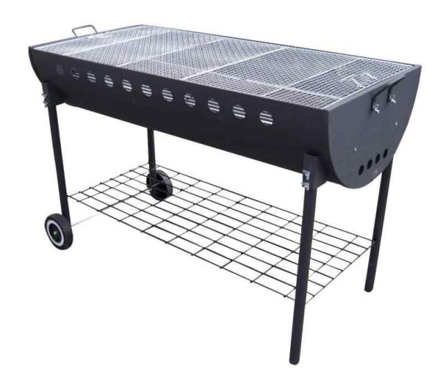 尾上製作所(ONOE) ドラム缶コンロ1200 DR-1663 [大型 焚き火台 キャンプ用品 バーベキュー コンロ グリル BBQ 七輪 ブラック 大型]