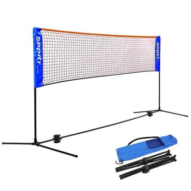 テニスネット テニス練習用ネット テニス簡易ネット テニス練習用ポータブルネット バドミントン対応 ポータブルネット 簡易ネット 折りたたみネット 組立て簡単 ポータブルアウトドアピッカーネットトレーニングテニス練習ネット組立