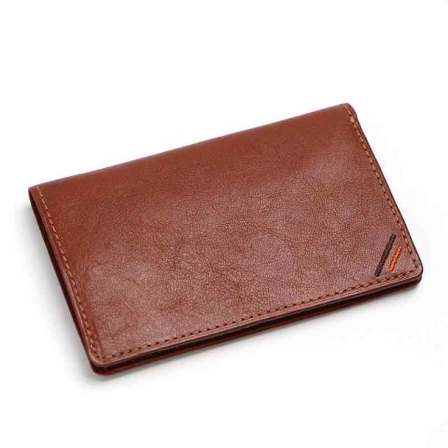 [革職人 LEATHER FACTORY] 革職人 Dualline (デュアルライン) パスケース メンズ 本革 栃木レザー レシートが入る パスケース (カフェブラウン)