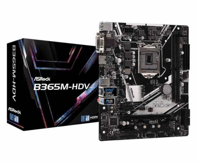 ASRock Intel 第8世代&第9世代 CPU(Soket 1151)対応 B365 チップセット搭載 Micro ATX マザーボード B365M-HDV