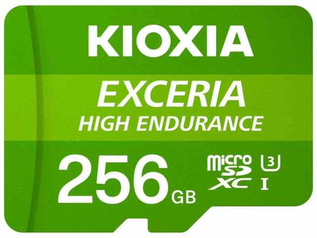 KIOXIA(キオクシア) 旧東芝メモリ microSDXCカード 256GB 高耐久 ドライブレコーダー対応 UHS-I U3 V30 Class10 最大読出速度100MB/s 国