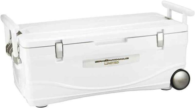 シマノ(SHIMANO) クーラーボックス 大型 スペーザ ホエール キャスター付 釣り用 (アイスホワイト, 45L)