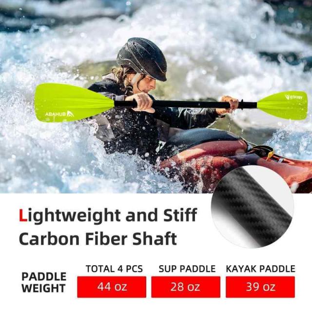 Abahubカーボン カヤックパドル ボート用 230cm カヤックパドル パドル