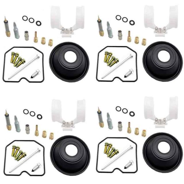 に適用する川崎ゼファー ZRX400/ZRX-II ZR400C/E/F 1989-1997京浜のキャブレター修理キット (4セット)の通販は 6,560円