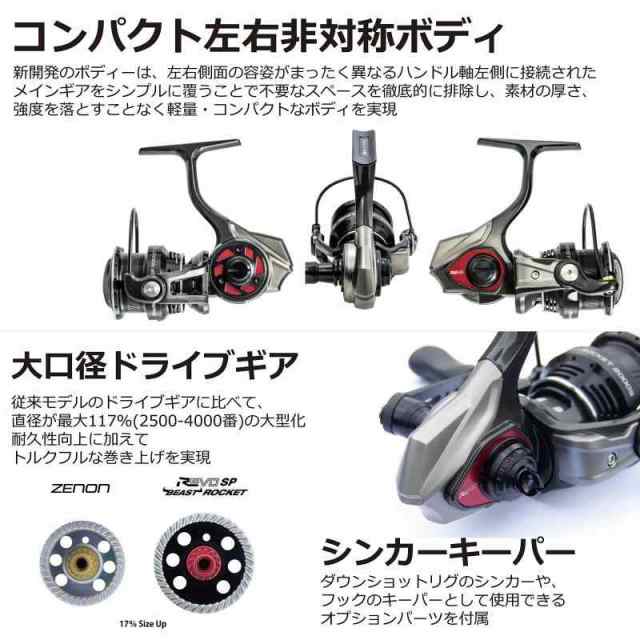 AbuGarcia (アブガルシア) Revo SP Rocket 2000S レボSP ロケット スーパーハイギヤ スピニングリール