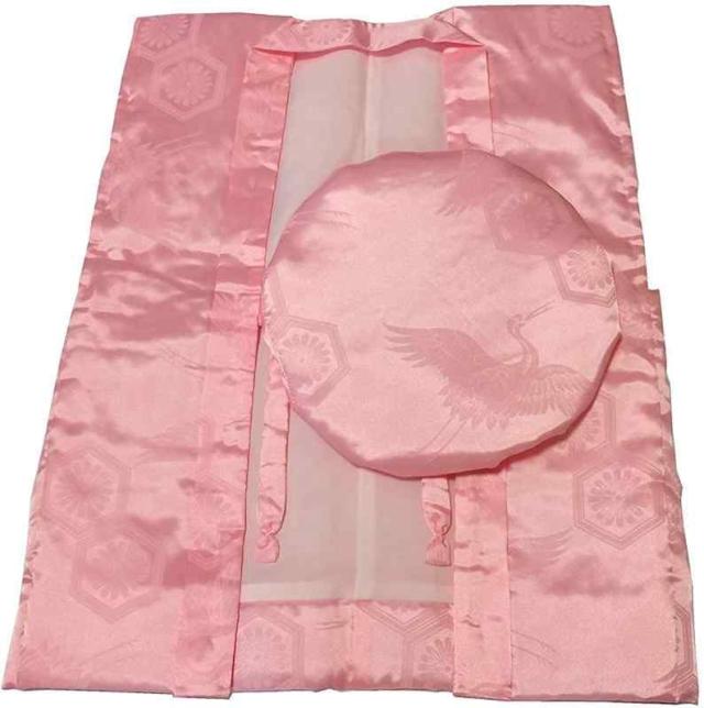 [着物ファン] ちゃんちゃんこセット ピンク リンズ 百寿祝い 長寿祝着 桃 豪華木箱入り ピンクのちゃんちゃんこ 日本製 両親 感謝の気持ち 敬老の日 プレゼント