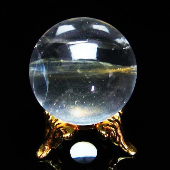水晶 丸玉 スフィア 24mm 一点物 141-4069 - 水晶玉