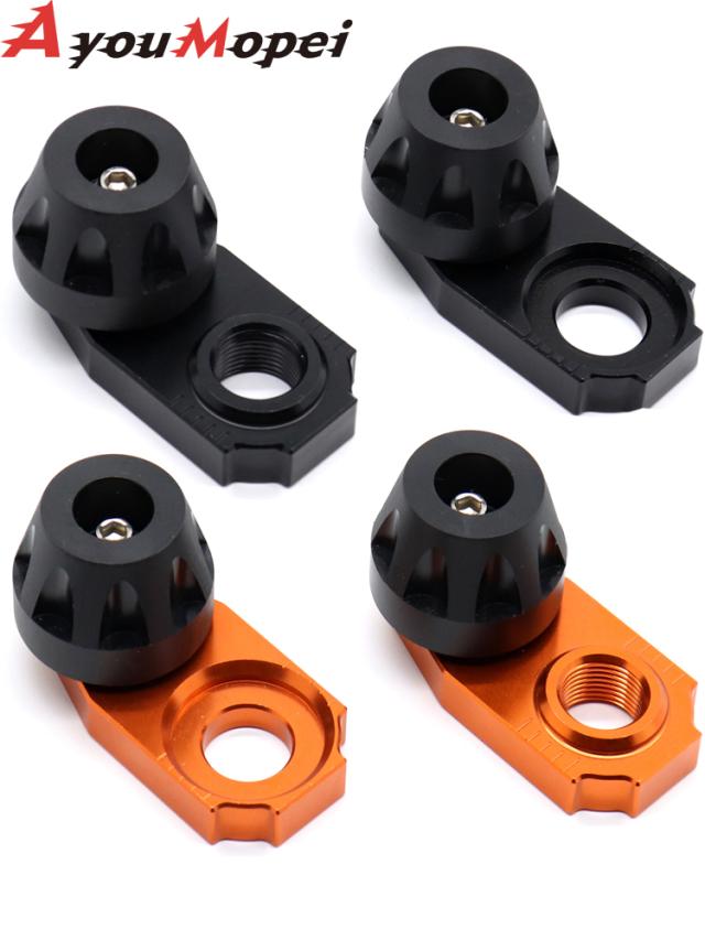 CNC リアホイールアクスルブロック チェーンアジャスター 125 150 200 250 300 350 400 450 500 505 525 530 EXC EXC-F EXCF 2000-2021 ペア
