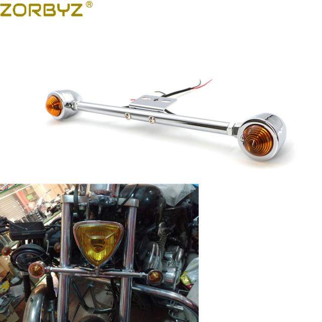 オートバイ フロントリアメタルショートマウントウィンカーライト チューブバーブラケット ホンダ カフェレーサーチョッパーカスタム カスの通販は 8,380円