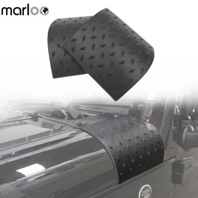 ブラックカウル ボディアーマー アウターカウリングカバー ジープ ラングラー ルビコン サハラ JK アンリミテッド 2007 2008 2009 2010 - 2の通販は 5,880円