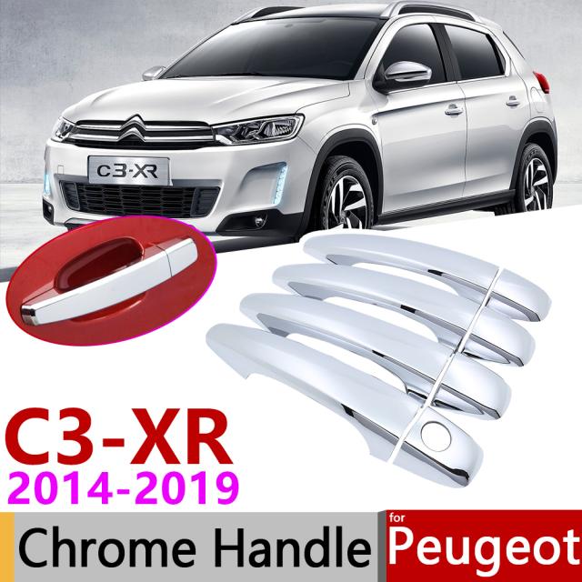 シトロエン C3-XR 2014 2019 外装ドアハンドル カバー カーアクセサリーステッカートリムセット 4 ドア 2015-18 5,880円