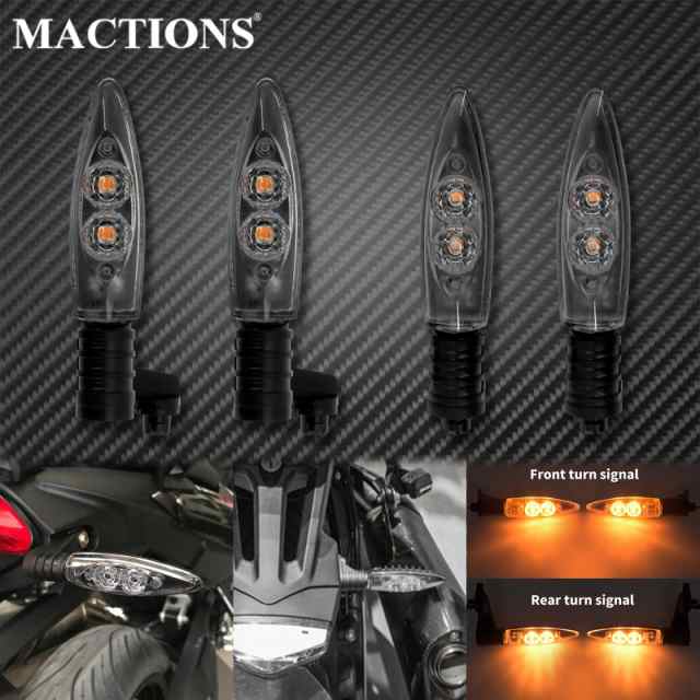 オートバイ フロントリア LED ウインカーライトランプ BMW F650GS F700GS F800GS K1200R F800R F800S S1000XR R1200GS カスタムパーツ アクの通販は