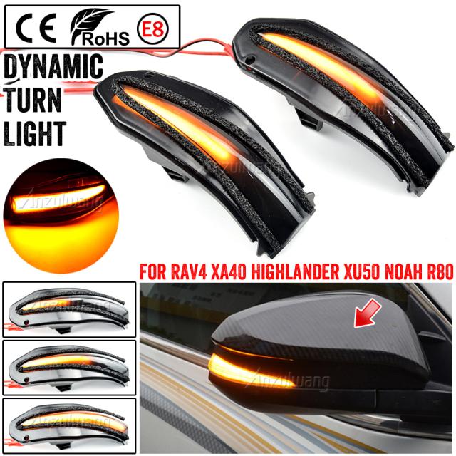 トヨタ 4ランナー 2014-21 LED ダイナミック ウィンカーライト サイドウイングミラー インジケータランプ カバー カスタムパーツ アクセサの通販は